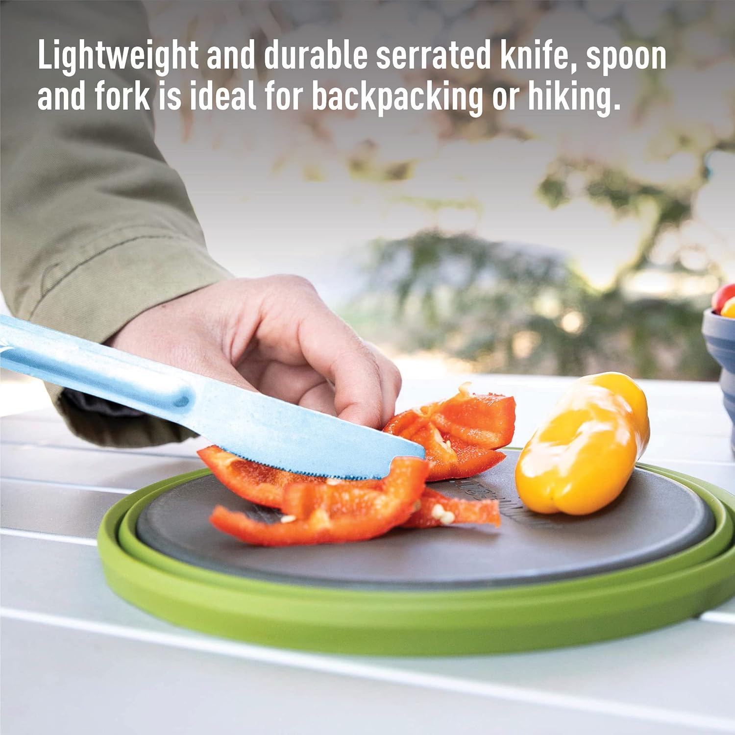 Sea to Summit Titanium Cutlery 3-Piece Set, Silver