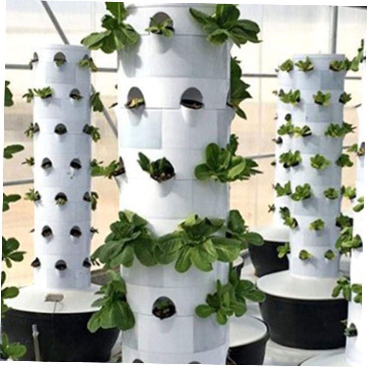 BEBEMOKO Vertical Hydroponic Garden Reusable Planting Cups for Space Gardening Enhance Your Indoor Decor image number 1