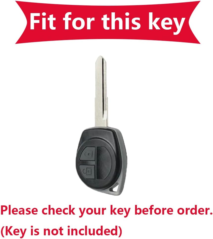 KUNIO Car Key Case Key Fob Fits Suzuki SX4 Grand Vitara Liana Window Swift Celerio Jimny Ciaz Alto Accessories TPU Key Cover Key Cover Protective Case Green image number 5