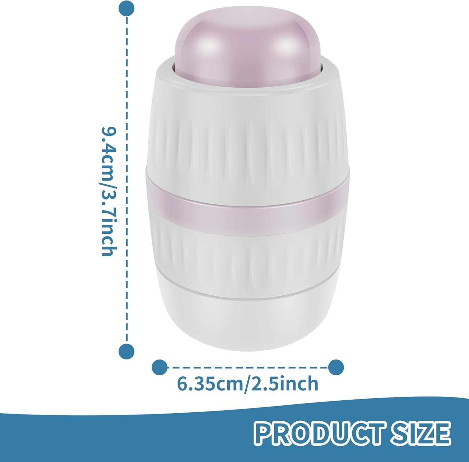 4 Functions Pill Cutter with Stainless Steel Blade, Portable Pill Crusher, Compact Pill Organizer, Reliable Pill Grinder Includes Cleaning Brush for Small and Tiny Pills (Pink) - Blue image number 7