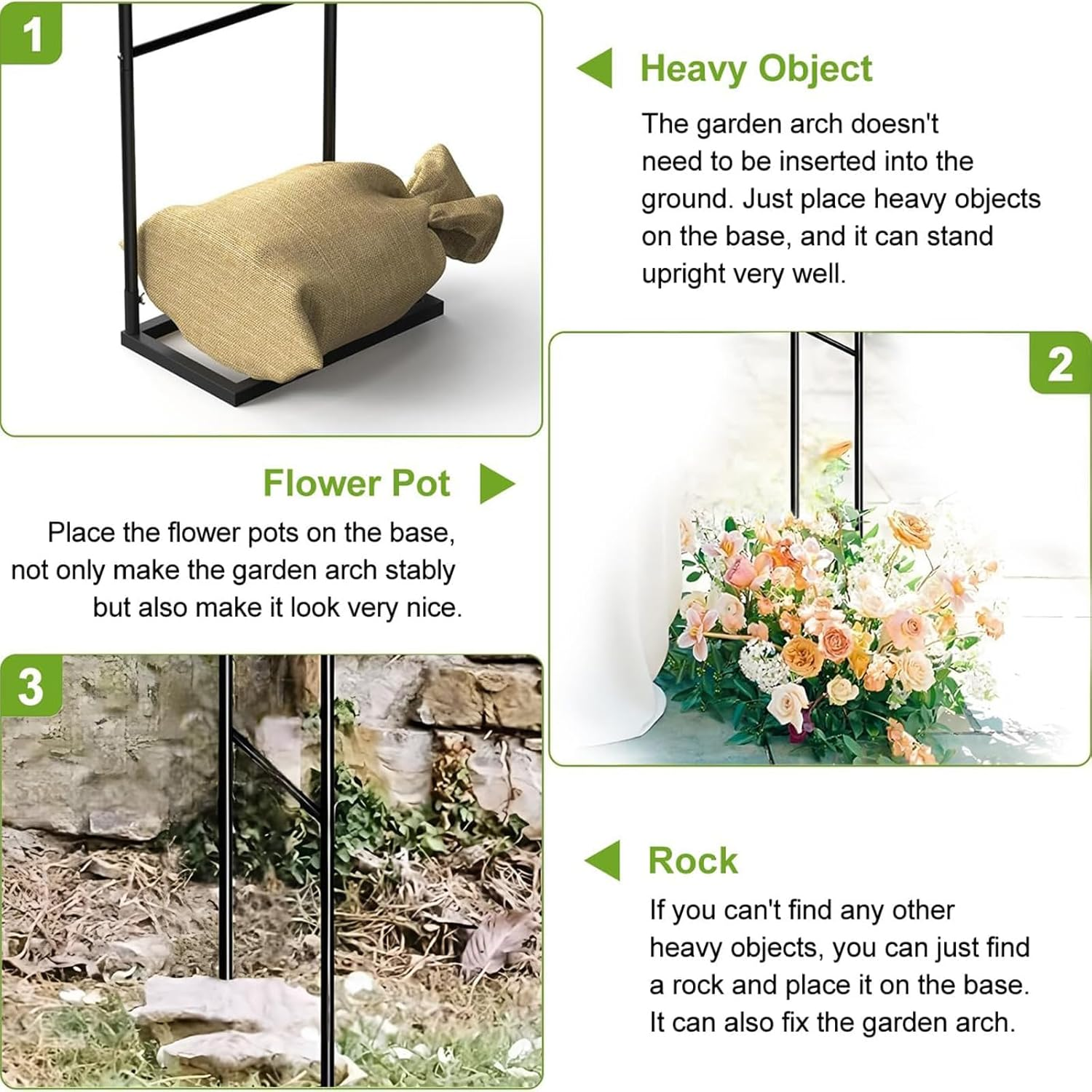 CHONYI Metal Garden Arch,4.6X 7.9 FT High Wedding Party Arch Garden Arbor Flower Arbour for Climbing Plant Outdoor Indoor image number 1