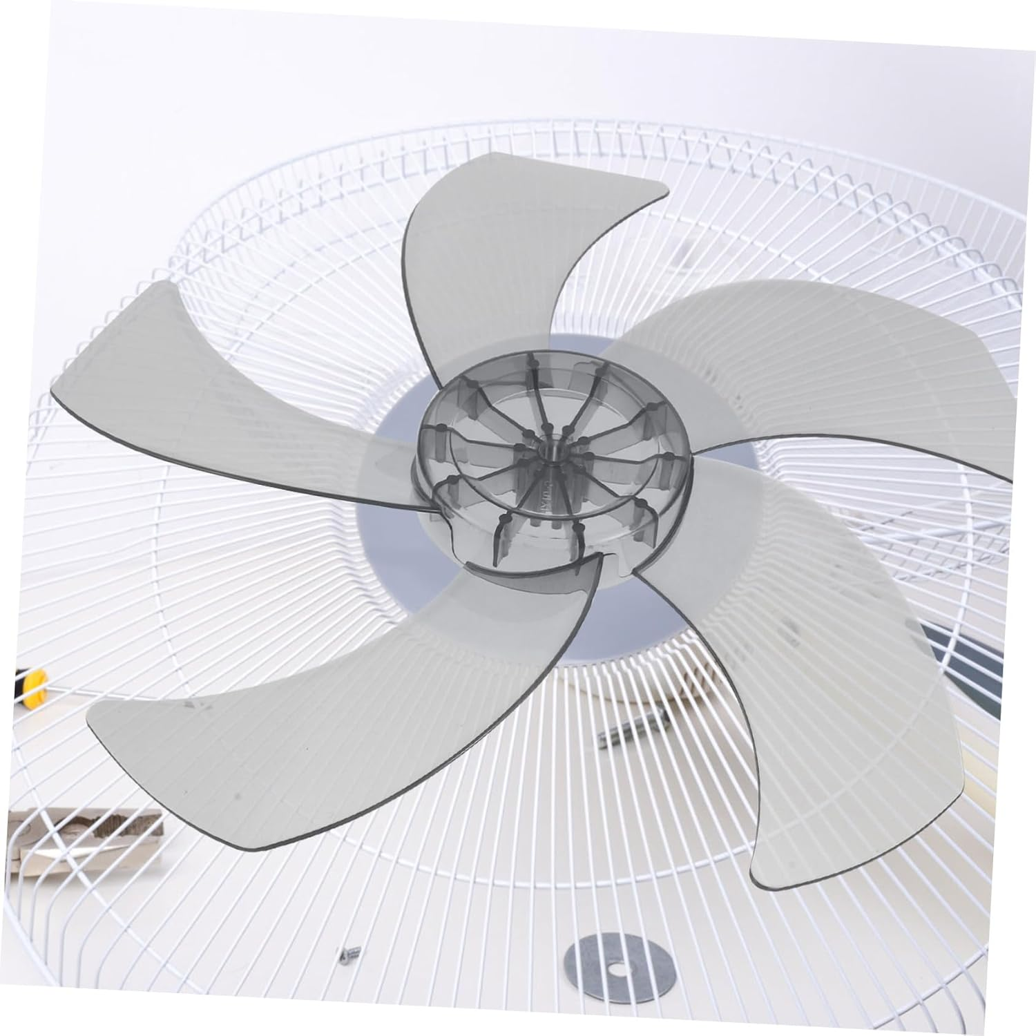 AUTSUPPL Replacement 16-Inch 5-Blade Standing Pedestal Fan Blades Black Plastic Electric Floor Fan Parts for Home and Bedroom Use image number 5