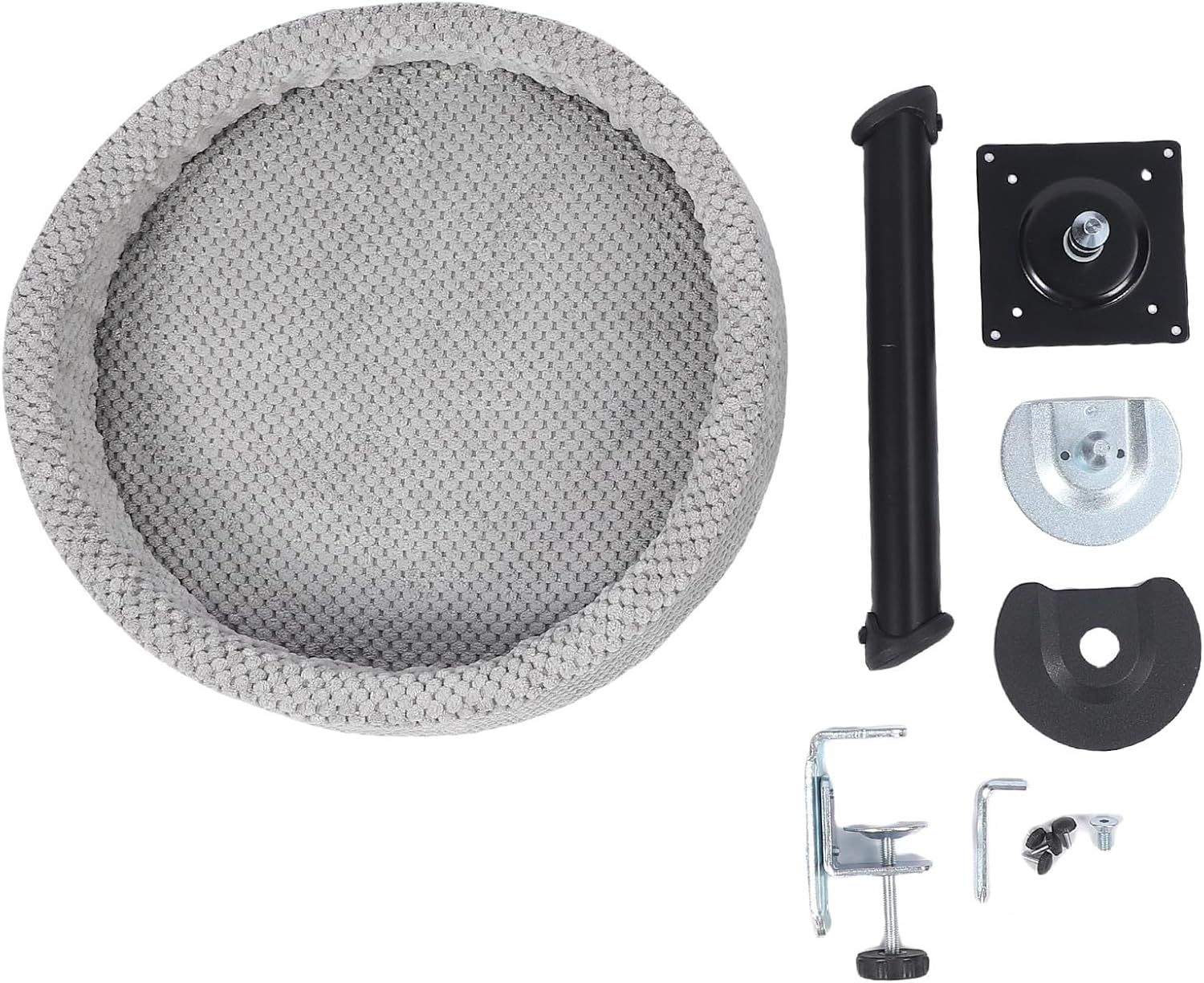 Cat Desk Perch, Comfortable Desktop Attachment, Suspended Lounge Area Elevated Desk,Indoor Mounted Desk Bed for Office, Reducing Boredom and Encouraging Play for a Happier Pet image number 5