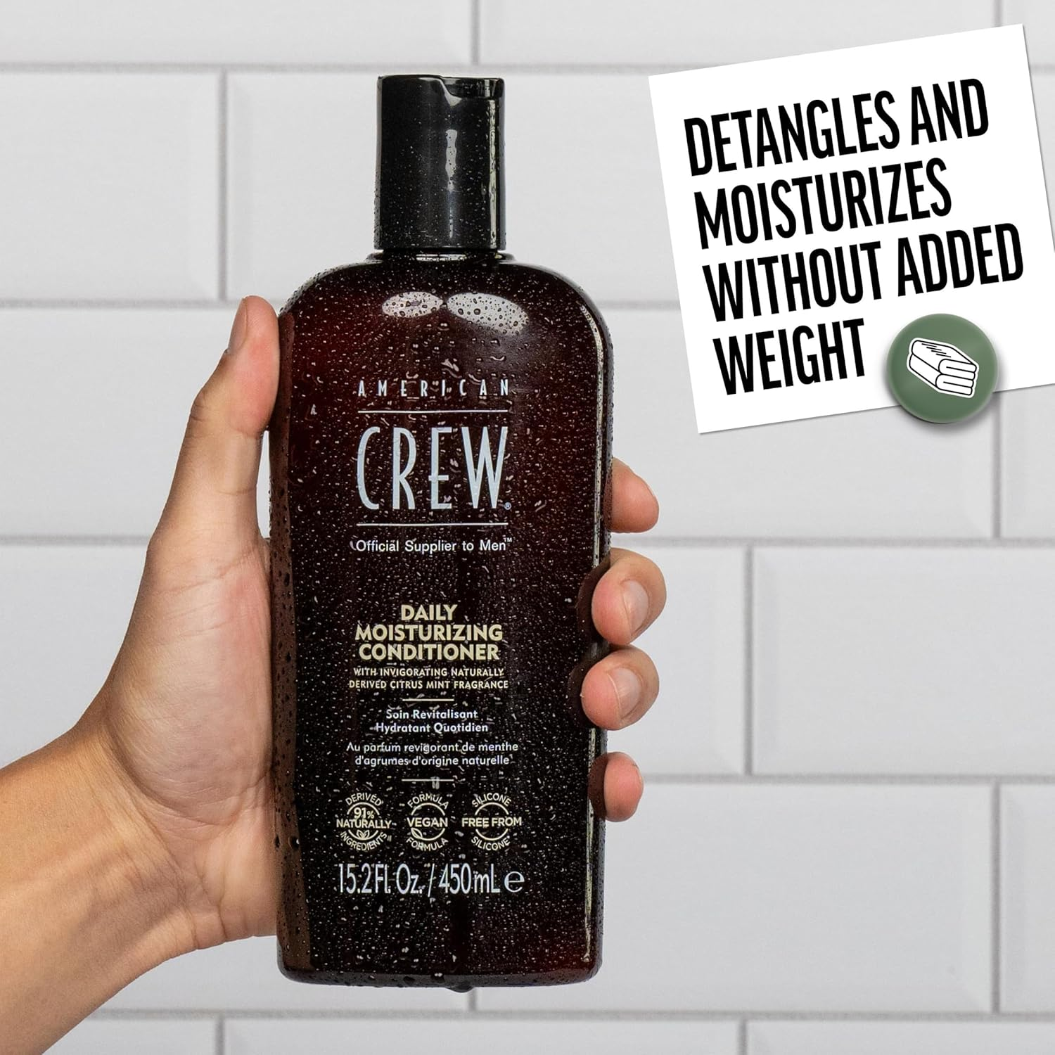 American Crew Men'S Daily Moisturising Conditioner 1 Litre image number 1