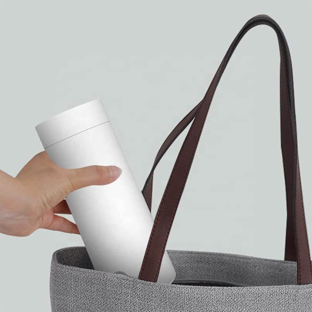 Insulated Travel Electric Kettle, Hot Traveling Mini Water Boiling Kettle, Portable Double-Wall Vacuum Thermos Water Bottle,Suitable for Coffee, Tea and Beverage image number 2