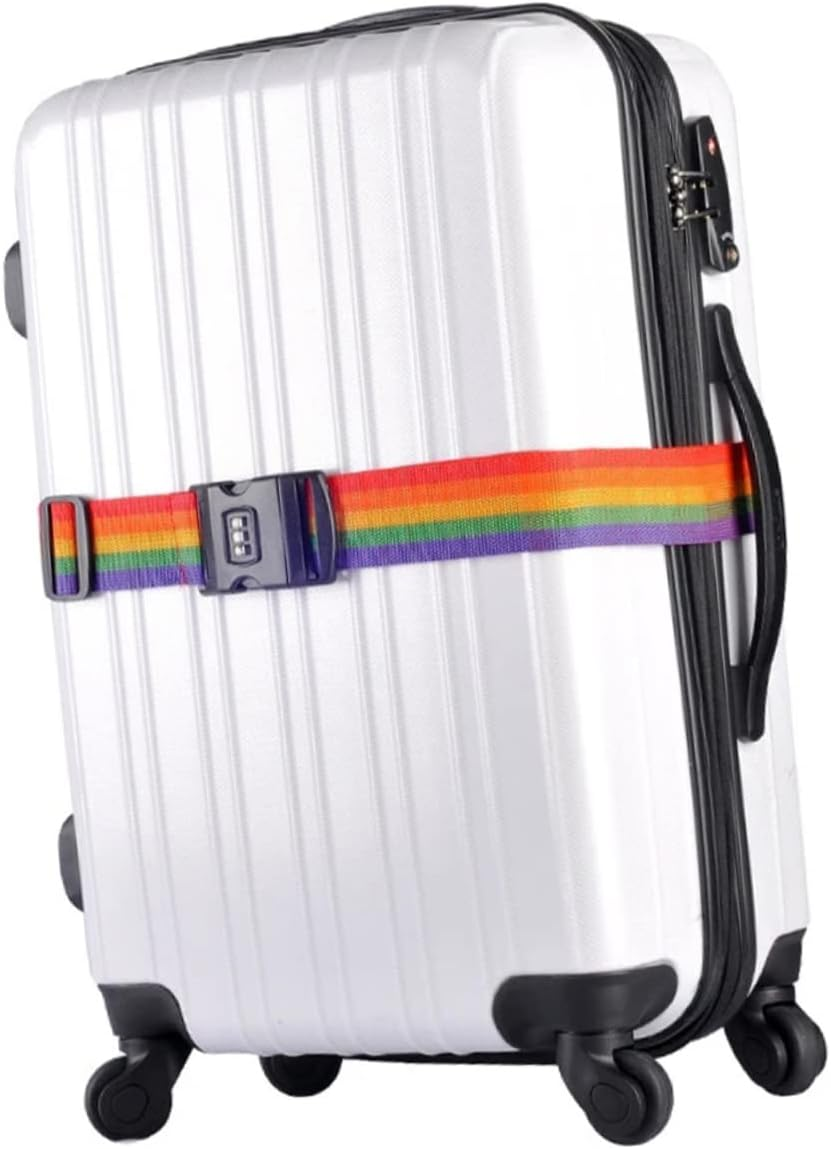 Veemoon 4Pcs Luggage Straps Bag Packing Straps Luggage Case Bundling Belts Tie down Strap Lashing Adjustable for Travel Suitcase image number 1