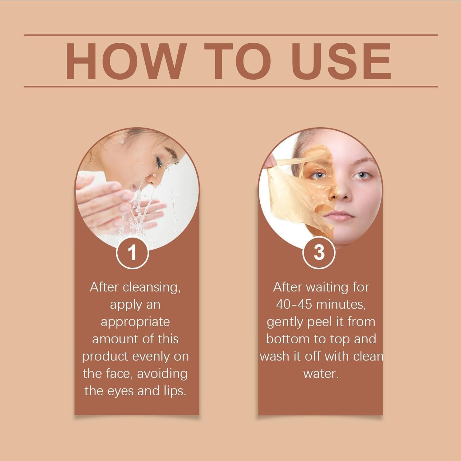 2Pcs Parowu Spot Removing Face Mask,Parowu Herbal Spot Peel off Mask,Deep Nourishment & Pore Tightening, for All Skin image number 6