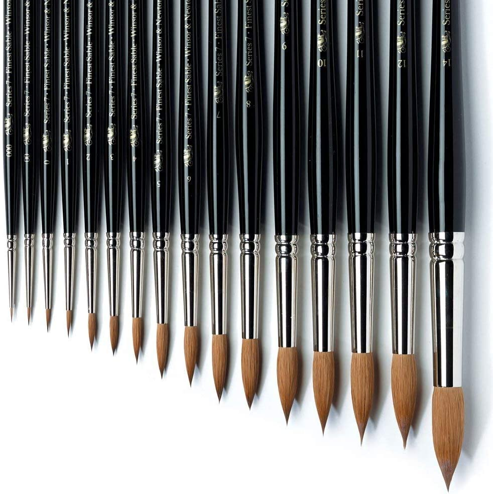 Winsor & Newton Series 7 Kolinsky Sable Watercolor Brush - round #5 image number 6