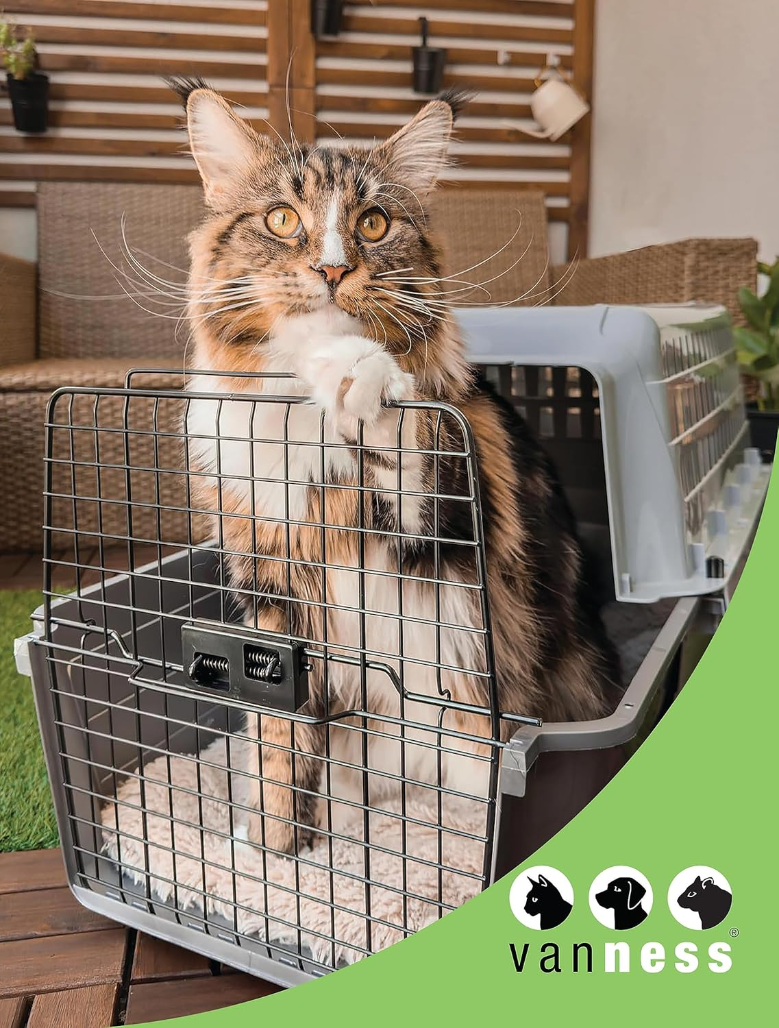 Van Ness Pets Calm Carrier Max with EZ Load Slide Out Drawer, Hard-Sided Travel Crate for Cats and Small Dogs image number 1