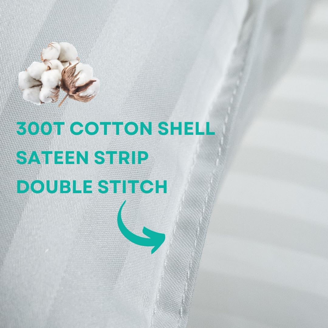 Kinder Fluff Toddler Pillows (2Pk) - the Only Pillow for Kids 300T Cotton Shell & down Alternative Fill - Machine Washable, Intended for Kids above 2 Years (25X38Cm - White) image number 2