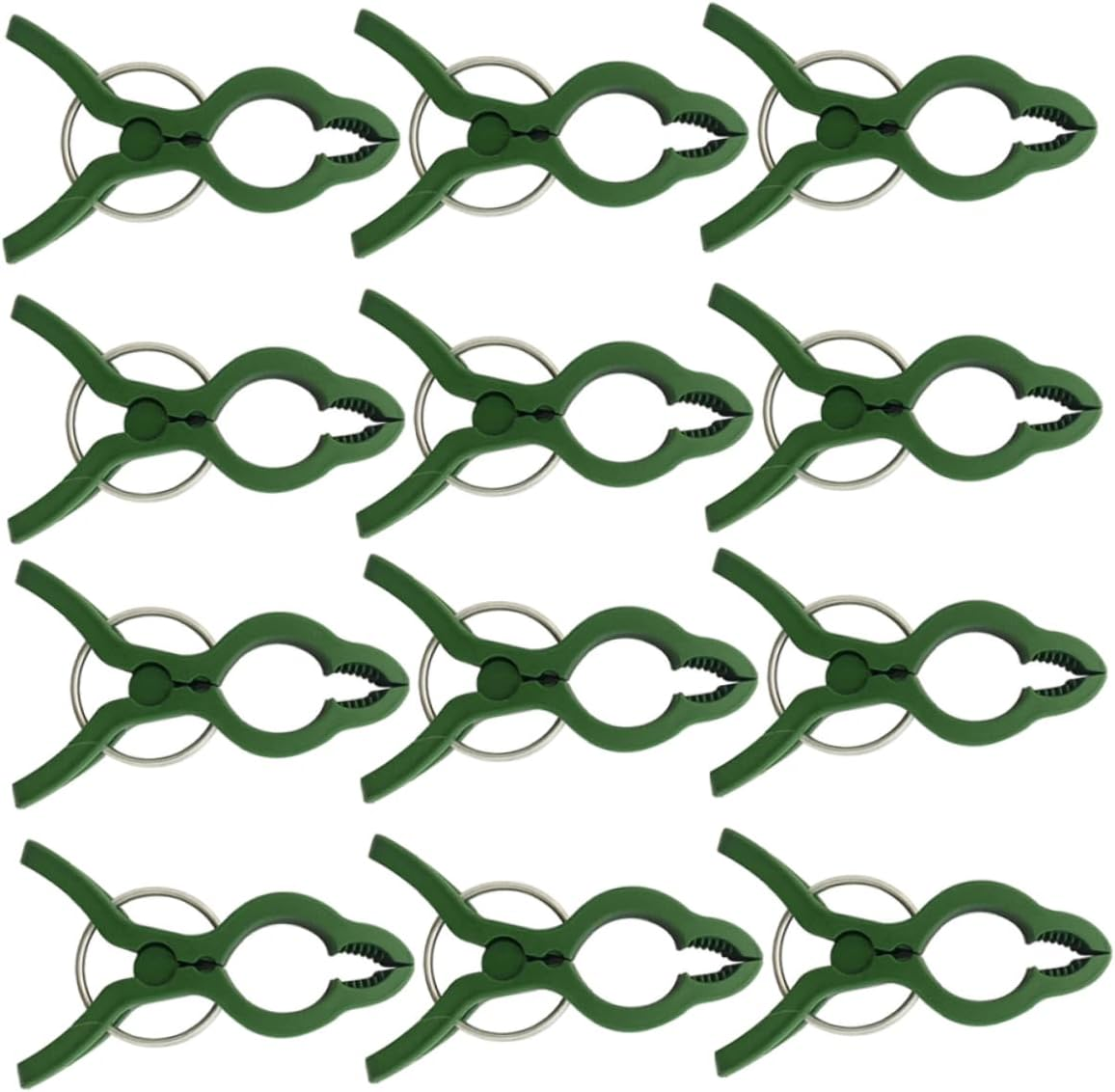 FONDOTIN 25Pcs Orchiid Clip Garden Plant Clips Gardening Fixing Gripper Plastic Iron image number 6