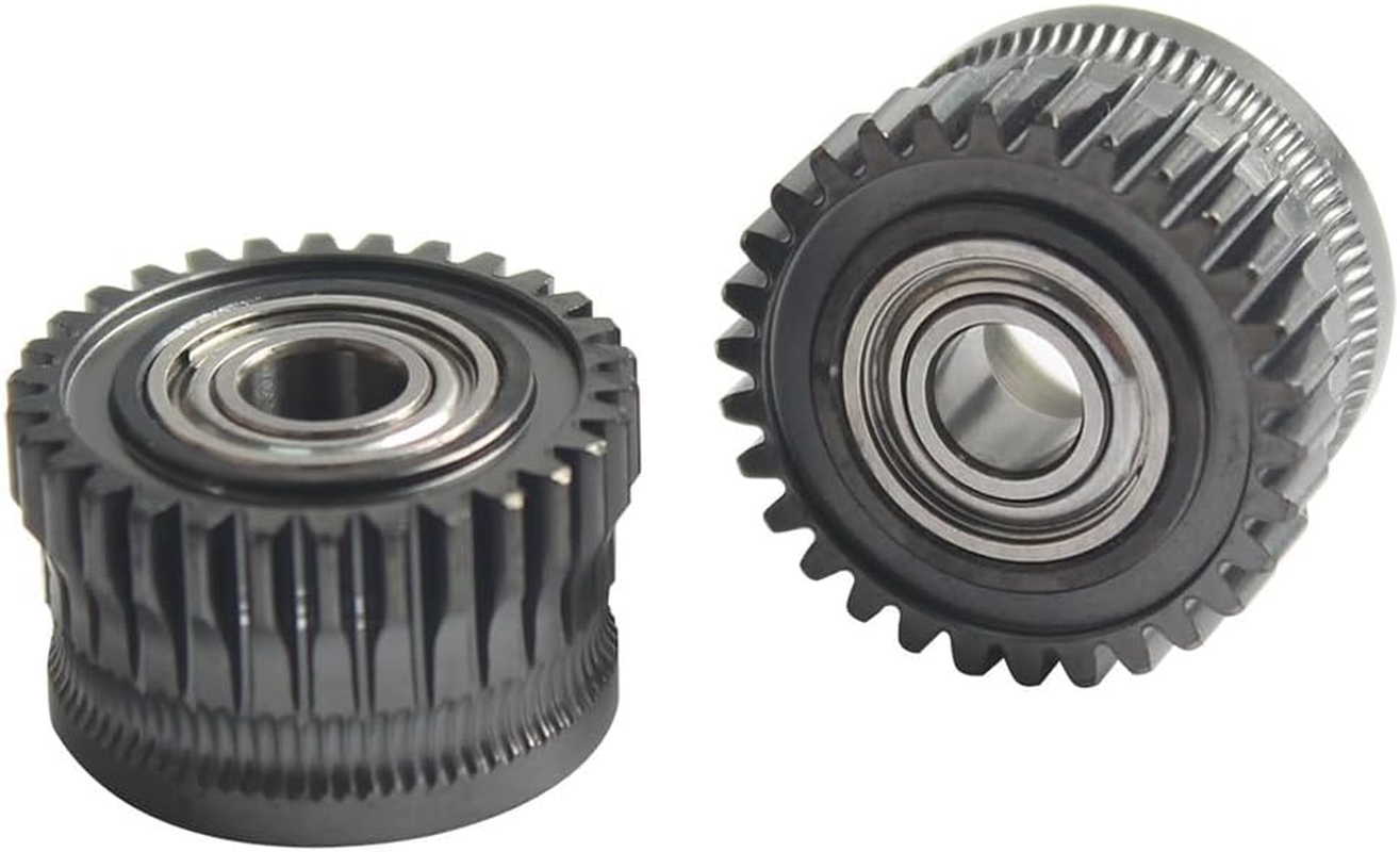 All Metal Extruder Gear -Coated High Hardn Filament Drive Gear Compatible with K1/K1MAX/K1C 3D Printers Suitable for Various Filaments PLA/ABS/PETG 3D Printer Accessories Parts