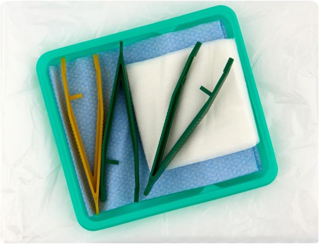 Basic Dressing Pack Sterile 3 Forceps + 6 Gauze Swabs Baremedical Pack 6 image number 1