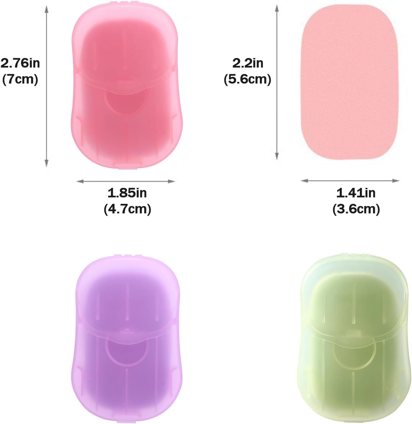 GIBENUO 6 Boxes (300 Sheets) Hand Washing Soap Sheets for Outdoor Travel,Portable Hiking Washing Hand Paper Soap for Travel, Party, School, Camping image number 3