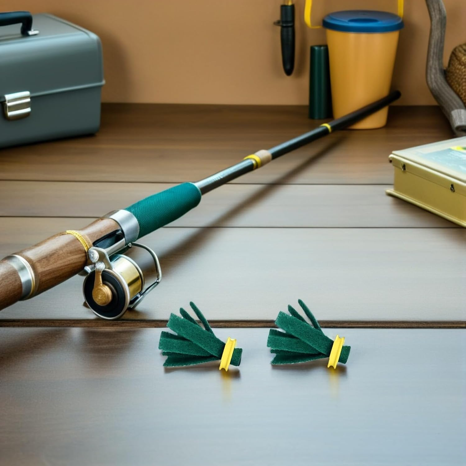 TEHAUX 30Pcs Aquarium Fish Breeding Mop Soft Floating Spawn Mop for Fish Tanks Natural Egg Collector for Aquatic Pets Breeding and Efficient Egg Collection image number 3