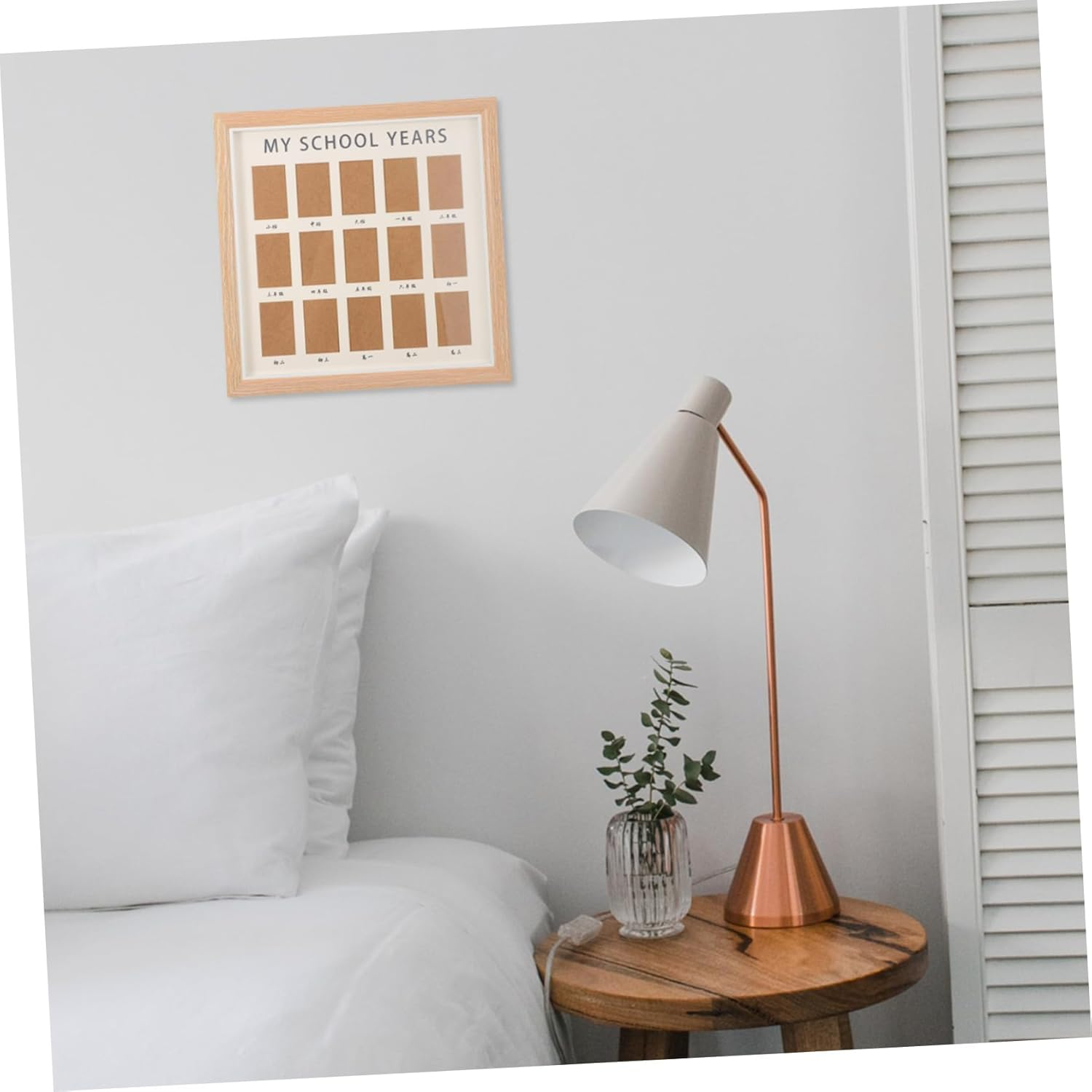 Toyvian School Years Photo Frame Commemorative Boys and Girls Growth Record Wall-Mounted Decor