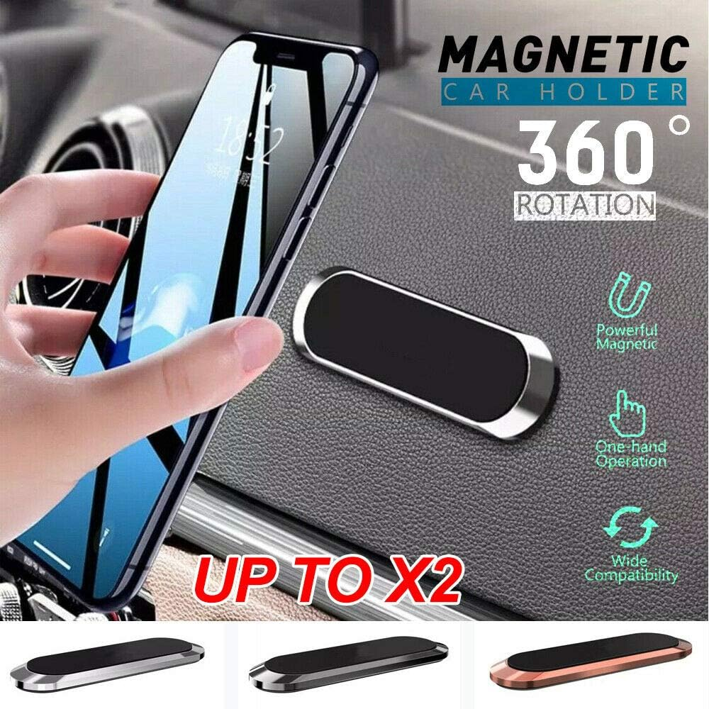 Car Phone Holder Mount for GPS PDA Smart Phones Universal Magnetic Magnet (Rose Gold) image number 4