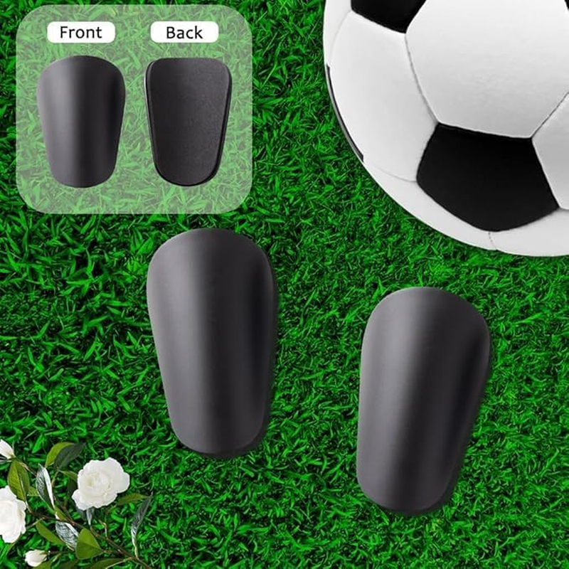 SZHENGSHAN Mini Football Shin Guard, 4Pcs, Small, Black, Multi-Sport, Shin Guard image number 6