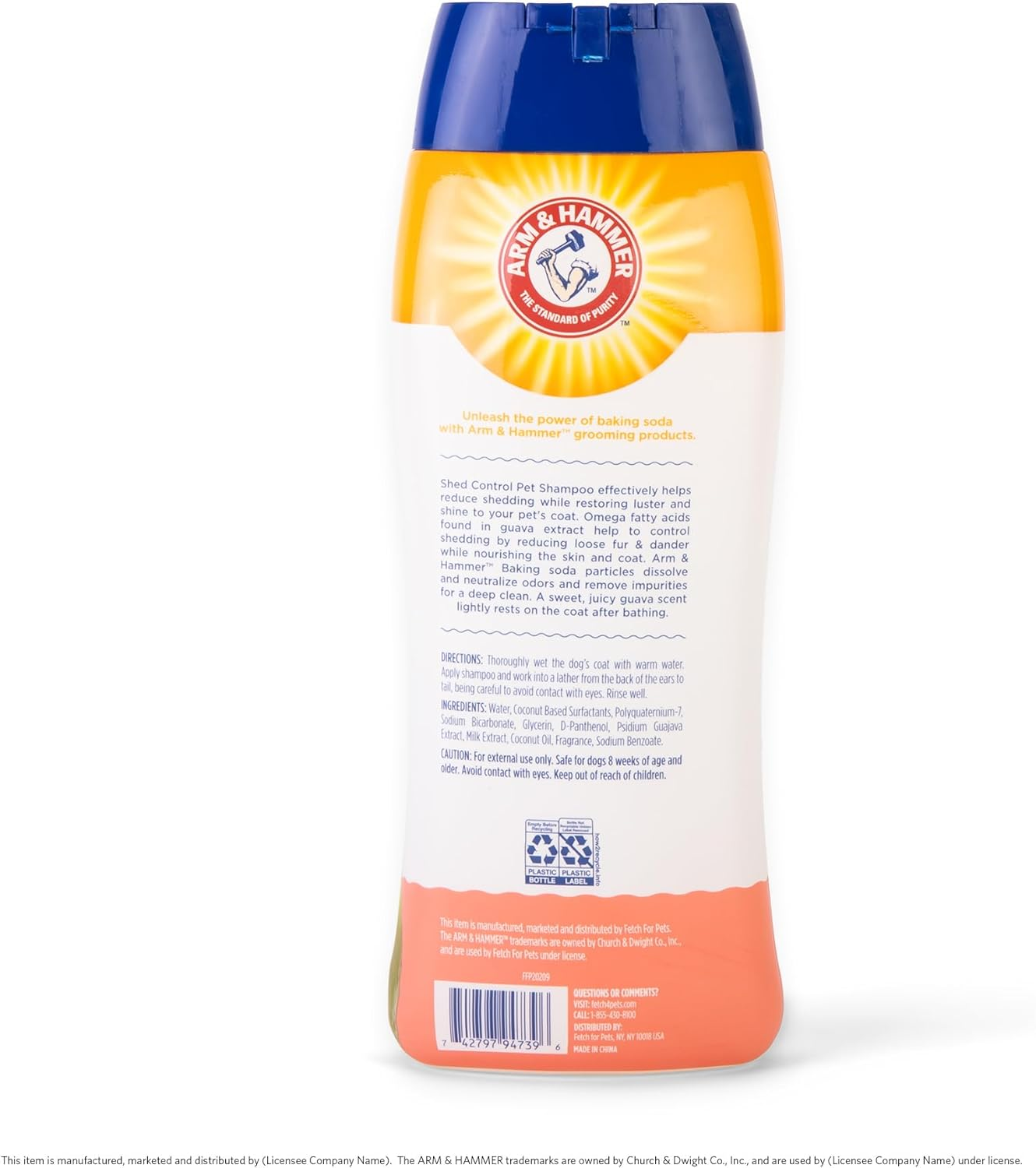 Arm & Hammer Shed Control Shampoo - Juicy Guava image number 5