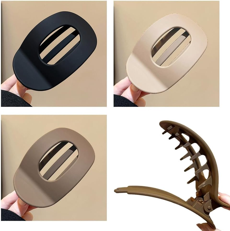 Generisch Pack of 4 Hair Clips for Women, French Hair Clips, Strong Hold Side Hair Clip, Flat Secure Hold Inner Teeth Hair Claws image number 1