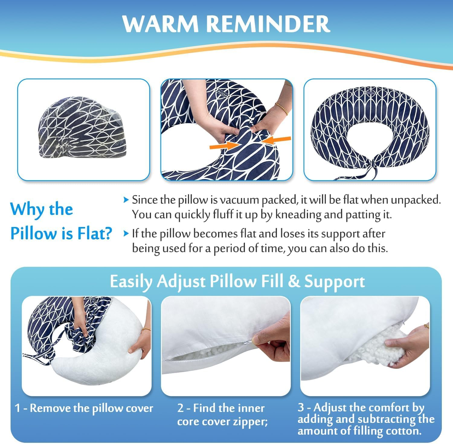 BBL Pillow after Surgery for Sleeping Booty Butt Pillows BBL Chair Bed Brazilian Butt Lift Recovery Post Surgery Sitting Driving Donut Pillow Foam Seat Support Cushion image number 5