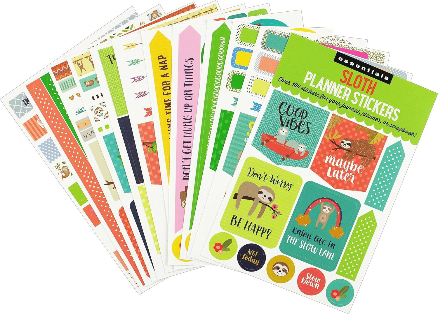 Essentials Sloth Planner Stickers (Over 160 Stickers!)