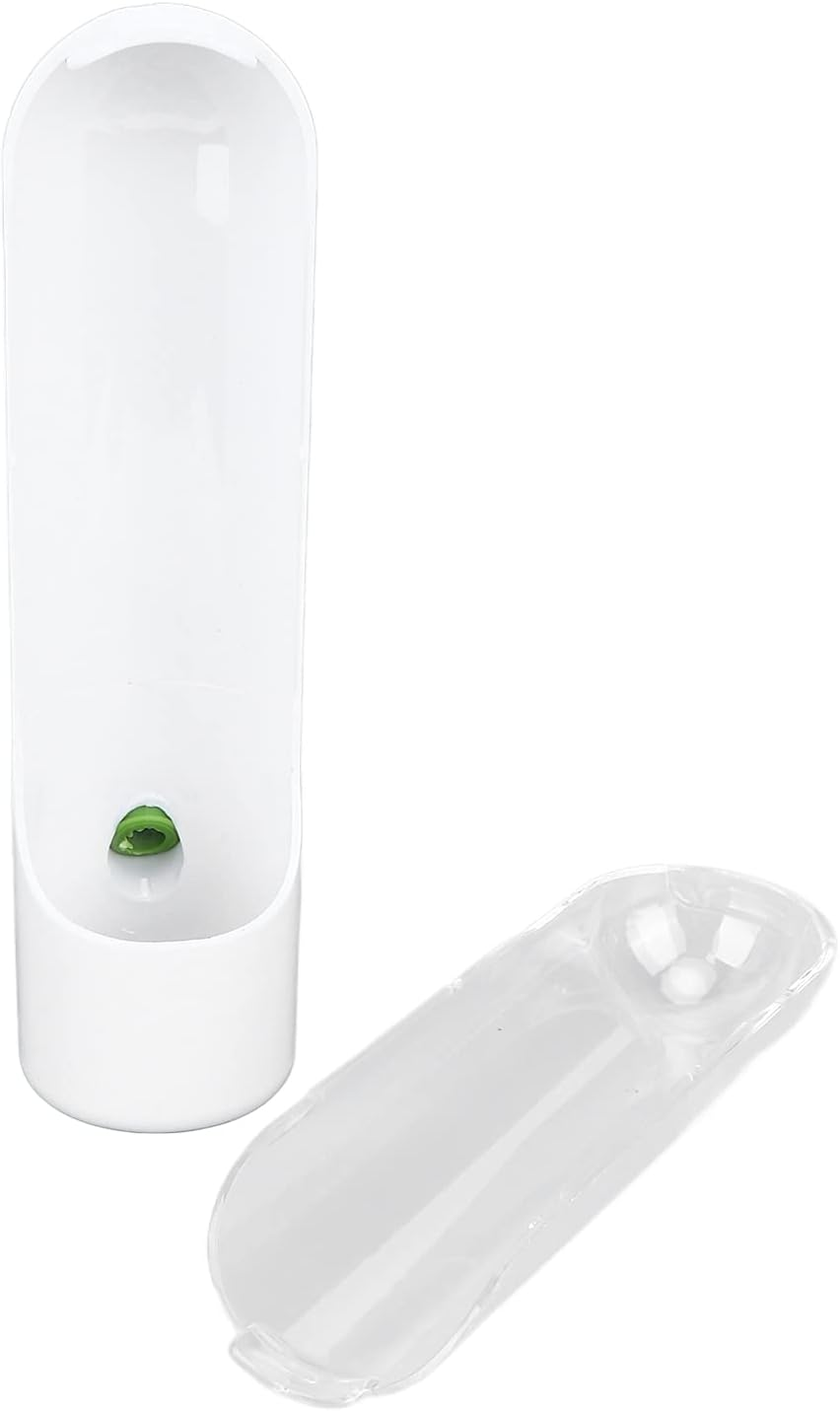 Cilantro Containers for Refrigerator，Herb Saver，Herb Keeper，Glass Storage Containers Vegetable Storage Containers for Refrigerator Keeps Greens Fresh for 2-3 Weeks image number 2