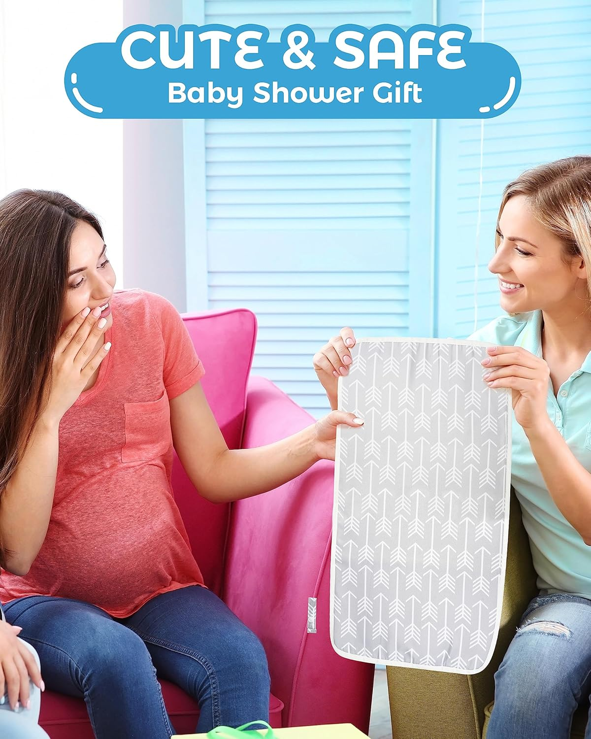 Portable Diaper Changing Pad - Waterproof & Travel-Friendly, Perfect for Baby Shower Gifts & Newborn Essentials image number 1