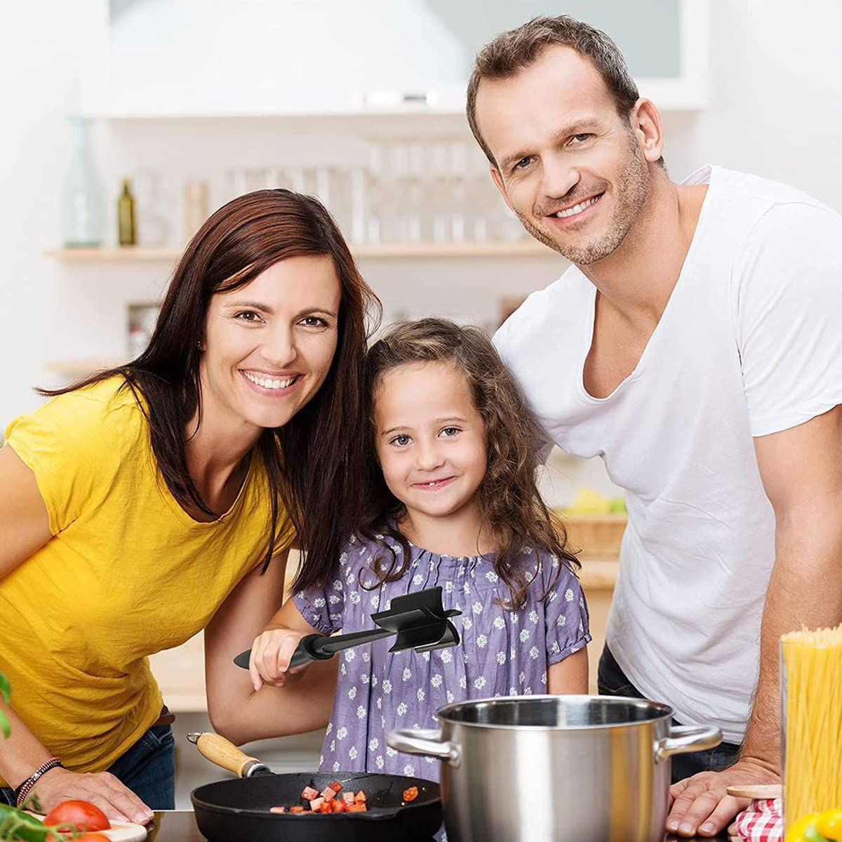 Meat Chopper Heat Resistant Meat Chopper with Non-Slip Handle Nylon Meat Masher Multifunctional Hamburger Chopper Beef Masher Non Stick Mix Chopper (1) image number 3