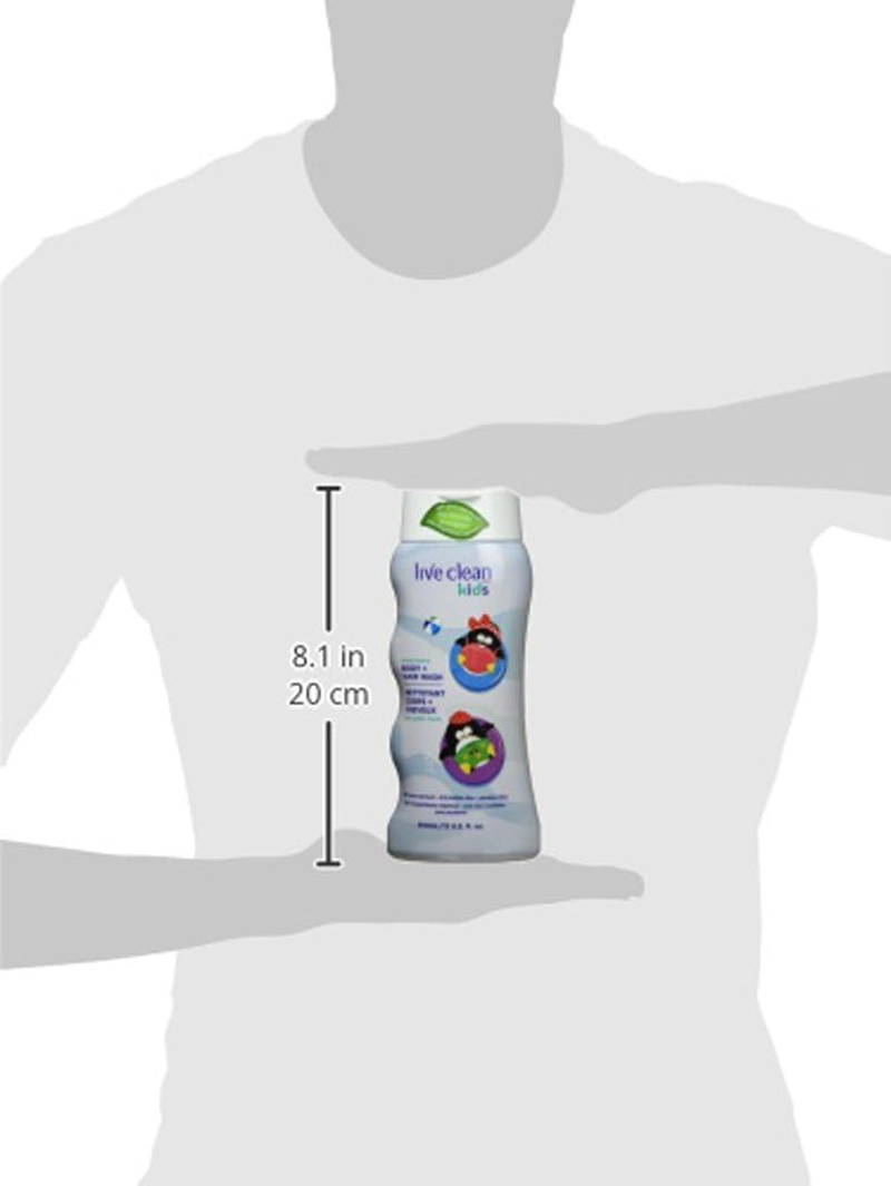 Live Clean Kids Tear Free Hypoallergenic Formula Body and Hair Wash Mixed Berry 350 Ml