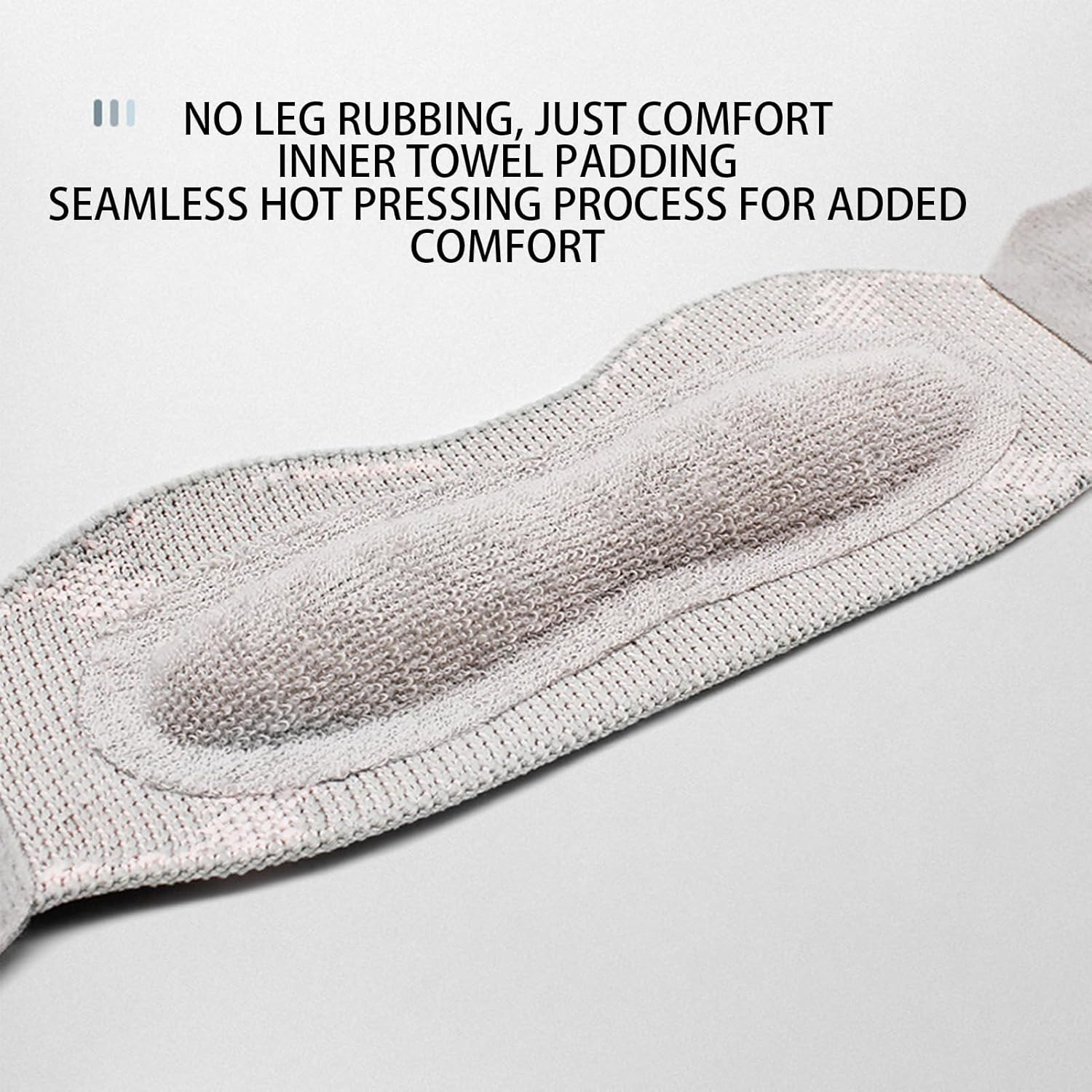 Patellar Tendon Support Strap - Patella Knee Support Strap with Silicone Pad | Adjustable Compression Stabilizer for Jumping Workout Running Gym Dance Hiking Weightlifting - Gray image number 4