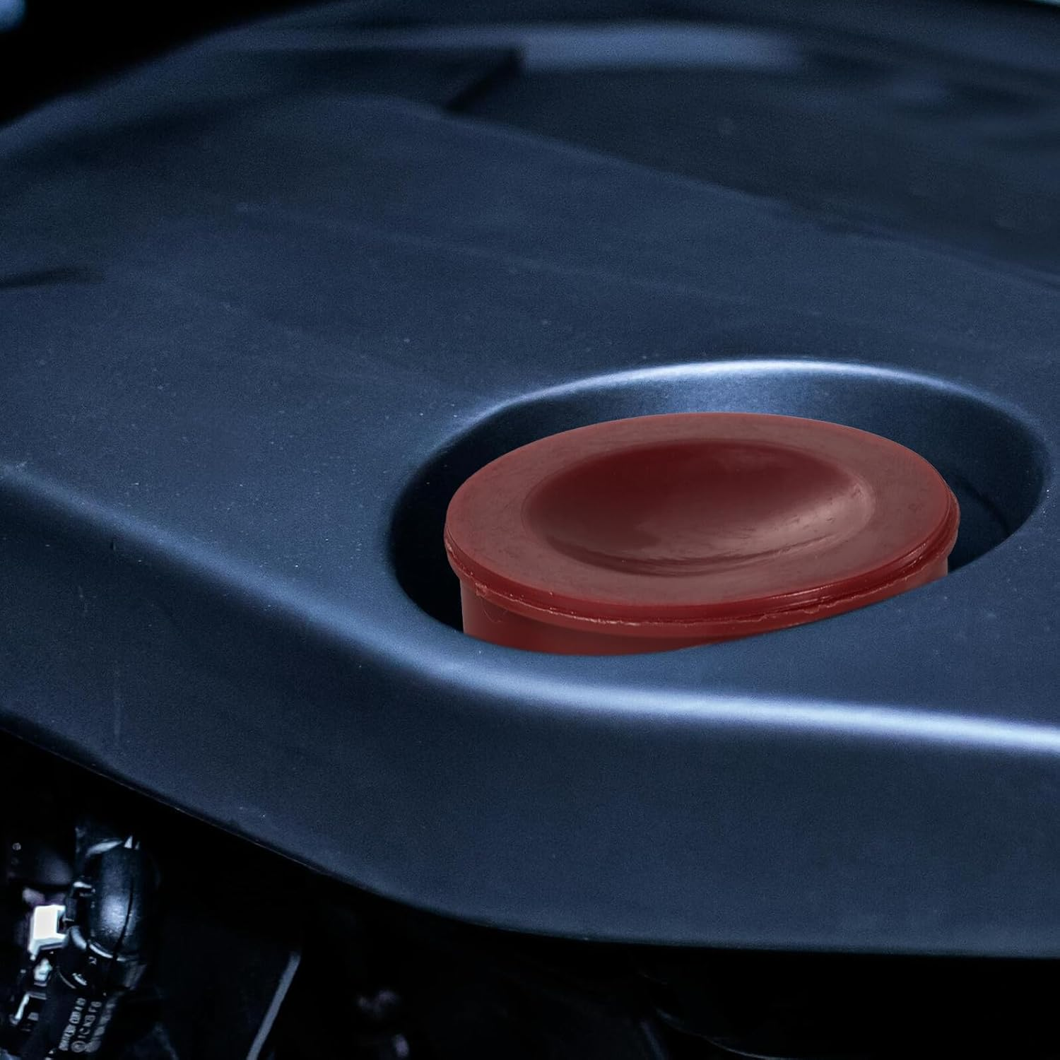 CVUTOVO 2Pcs Power Steering Reservoir Caps Compatible with Honda Civic Odyssey Crv Replacement Pump Plugs Wear-Resistant Auto Reservoir Covers image number 2