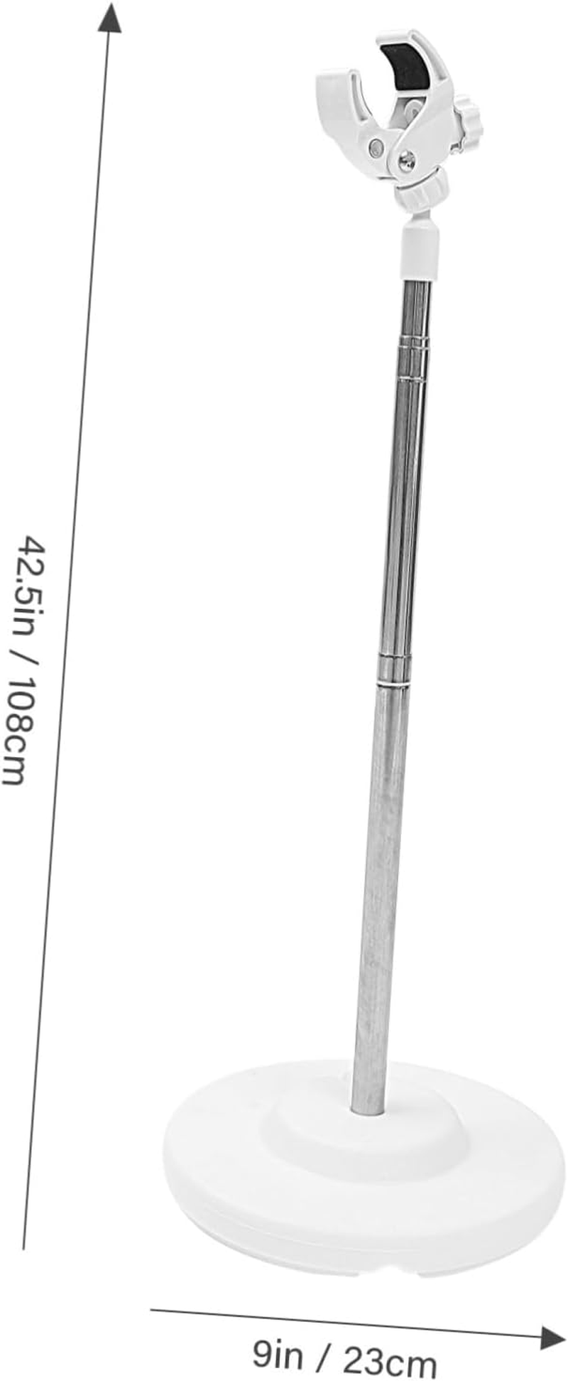 HEALEEP Hair Dryer Holder Stand Extendable Pet Hair Blower Stand Easy Mount Design image number 2