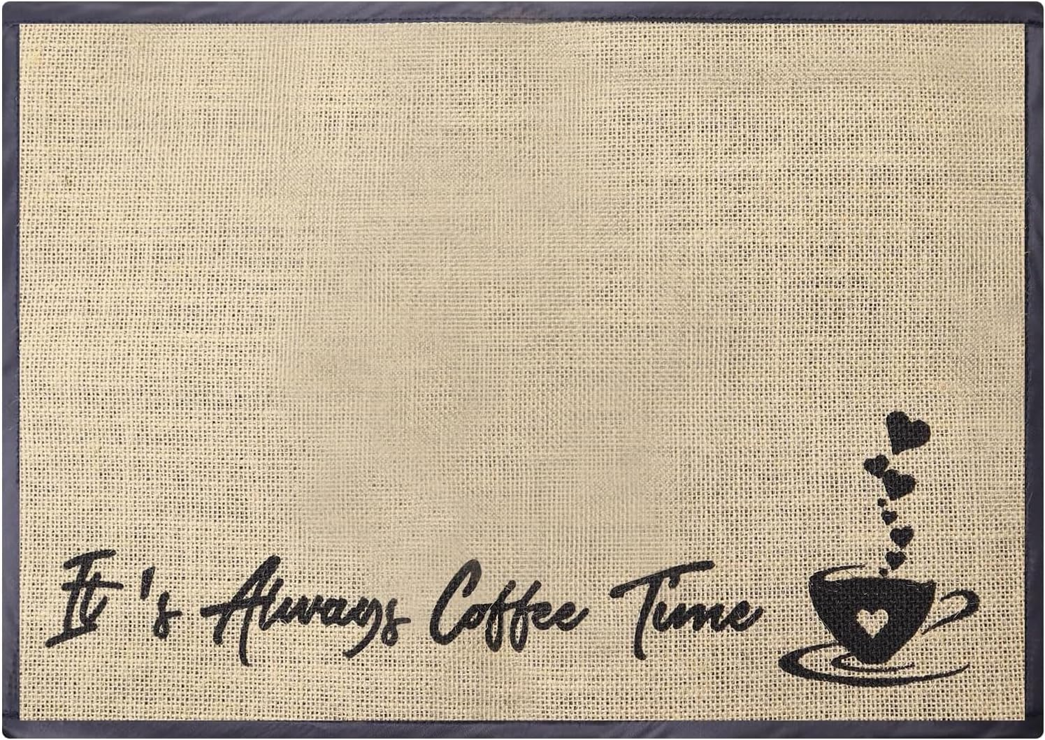 ZGWANSUI 50 X 35.5 Cm Coffee Bar Mat, Large Coffee Mat for Countertop Kitchen Counter, Retro Coffee Pot Table Mat for Coffee Station Maker, Espresso Machine Tea Pad Placemat Bar Accessories, B