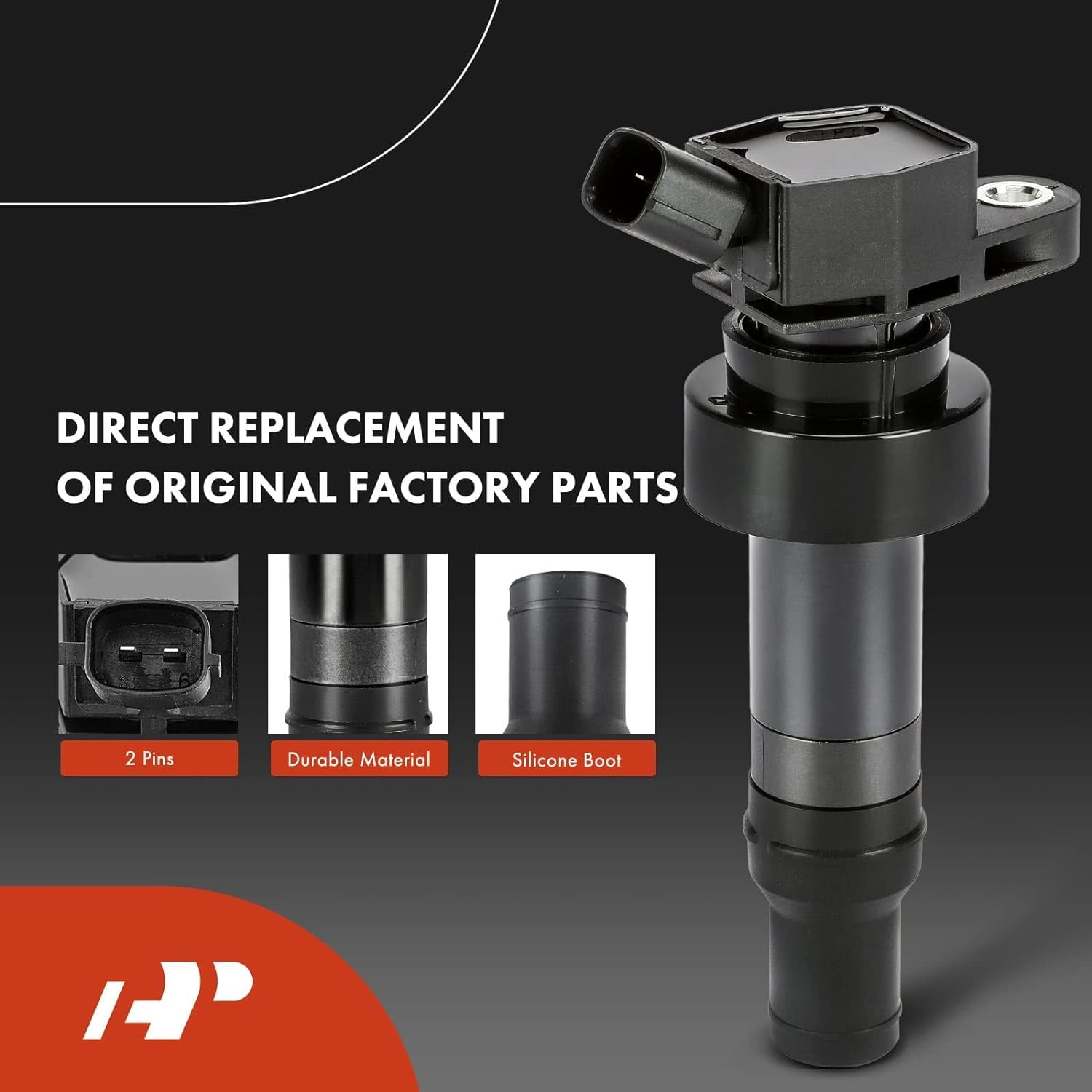 A-Premium Set of 4 Ignition Coil Pack and Iridium Spark Plugs Compatible with Hyundai Veloster 2012-2017, Accent & Kia Rio Soul 2012-2019, 1.6L Naturally Aspirated image number 6