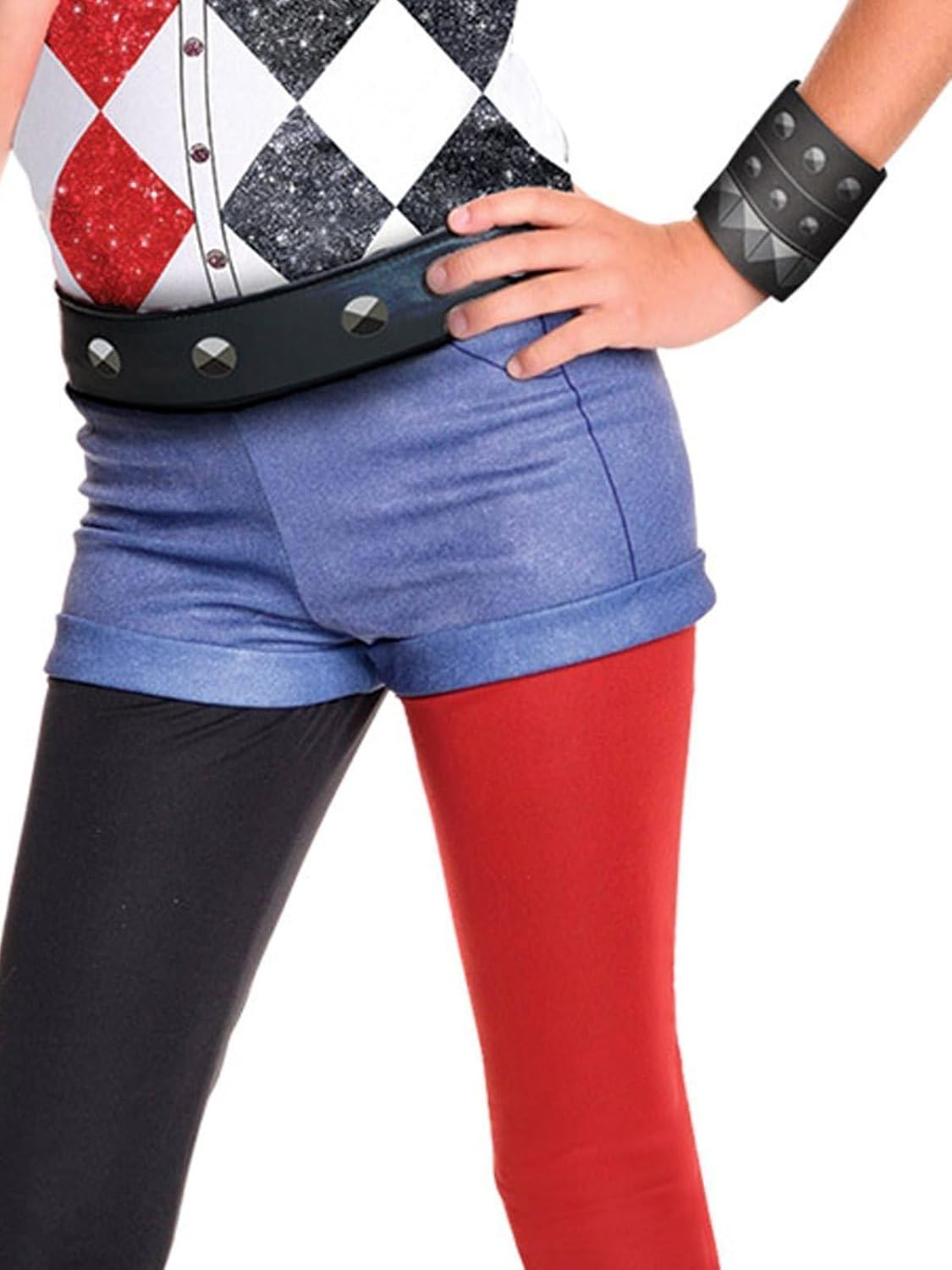 Harley Quinn Deluxe Costume for Kids - DC Super Hero Girls - Medium (6-8 Yrs) image number 3