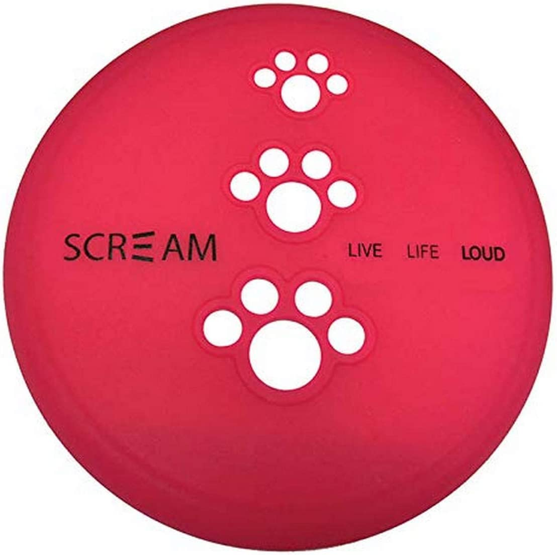 SCREAM Pet Flyer Disc, Loud Pink