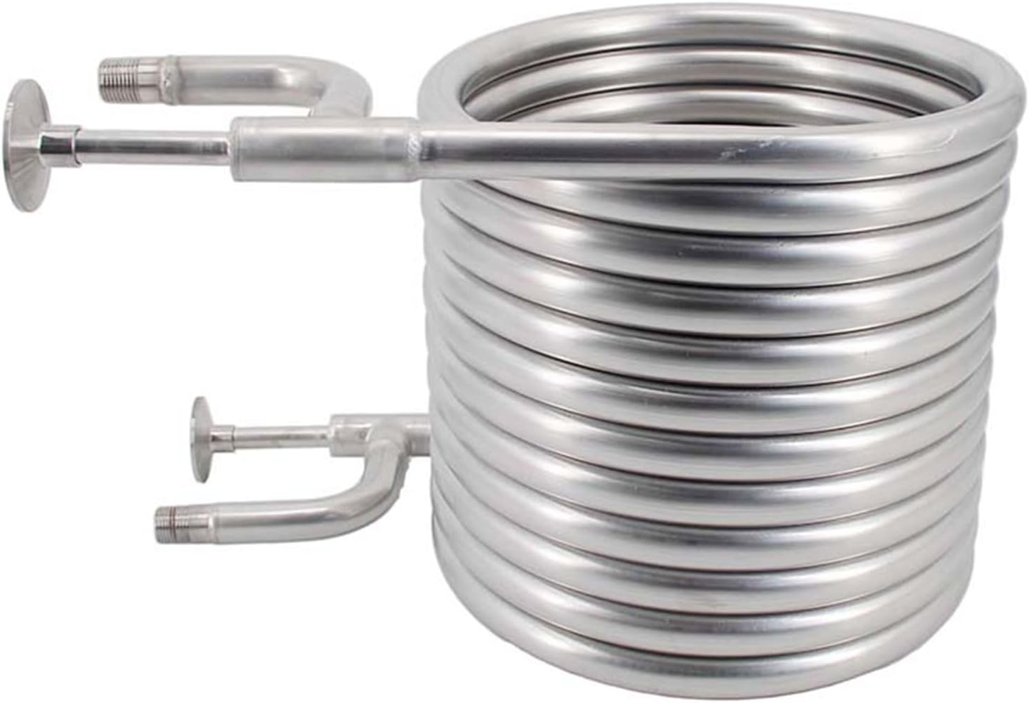 Wort Chiller, Pro Stainless Steel Counterflow, Wort Chiller 9.5M 1.5" TC 1/2" BSP Homebrew Beer & Wine Making Equipment image number 5