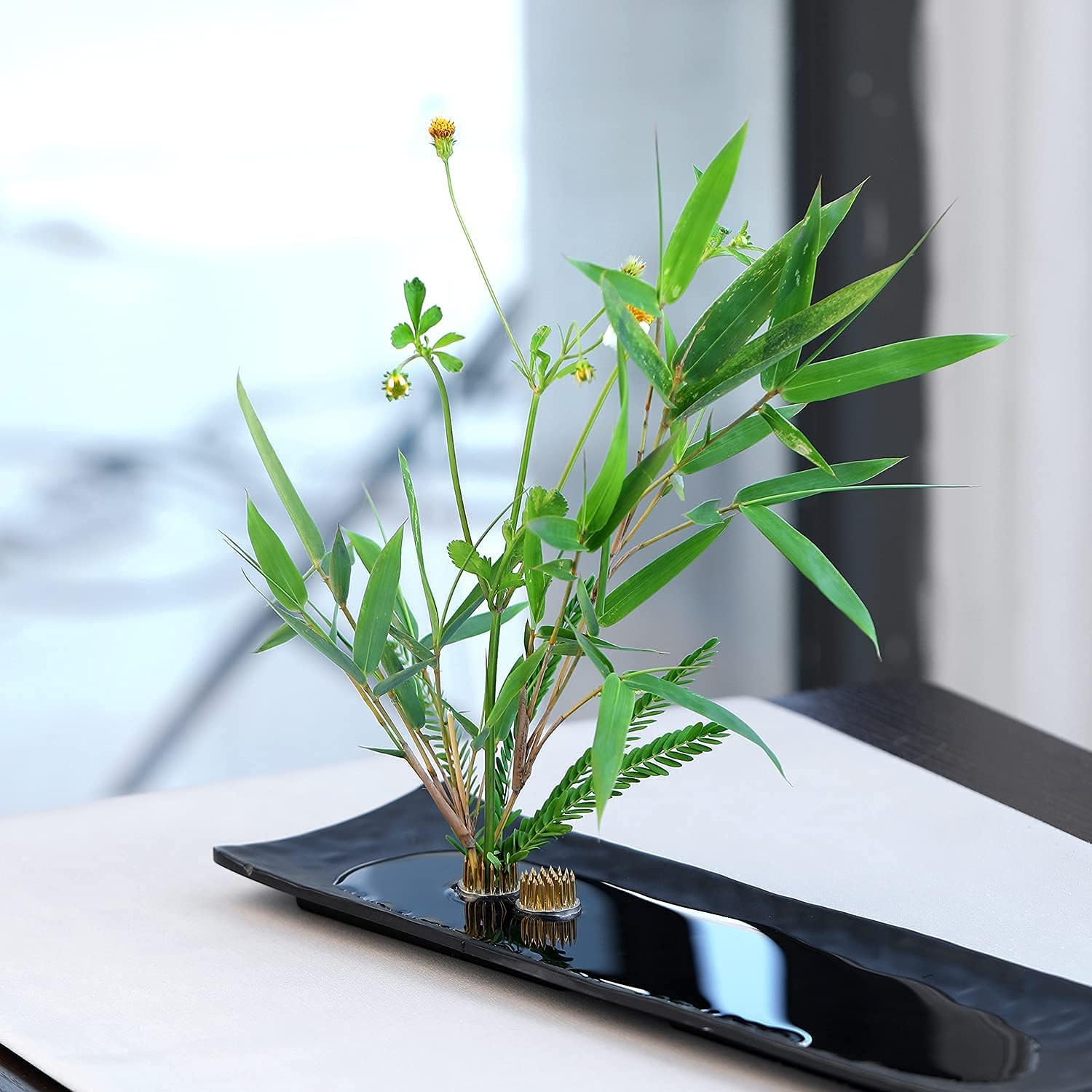 Mini Kenzan Pin Frog 23Mm/0.9Inch Diameter Floral Ikebana Flower Arranger Holder for Small Vase (20Pcs) - 20Pcs image number 5