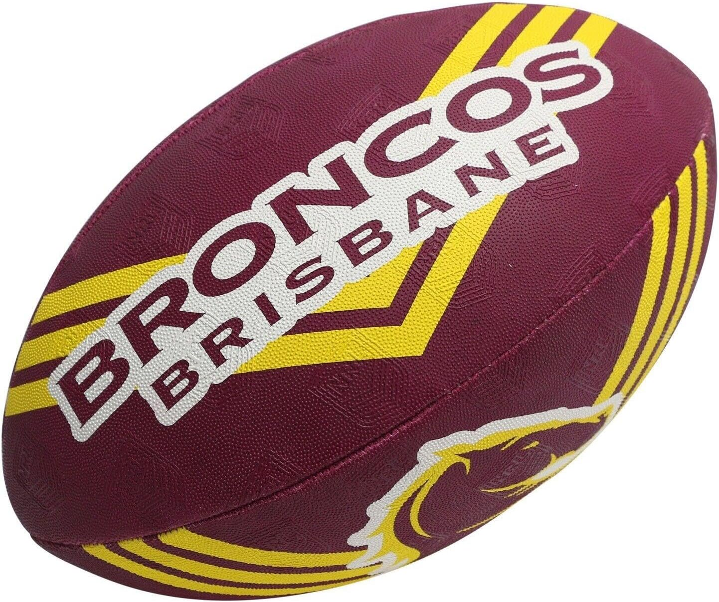 Steeden Brisbane Broncos - Size 5 - NRL Supporter Football