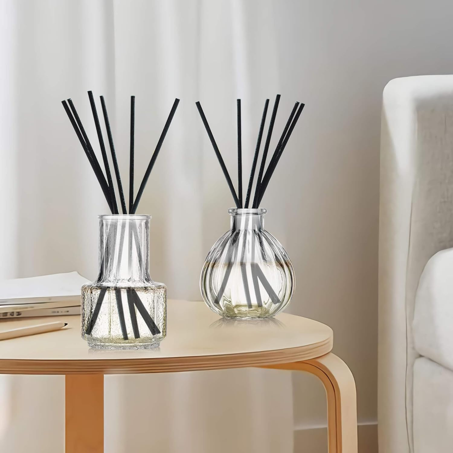 Unbreakable Glass Bud Vase Set of 32 Pcs, Vintage Clear Small Glass Vases for Flowers, Glass Bud Vases in Bulk, Mini Vase for Centerpieces, Wedding, Home Decor and Events image number 1