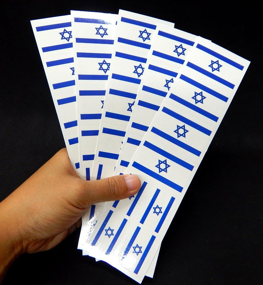 40 Tattoos: Israeli Flag, Israel Party Favors image number 2