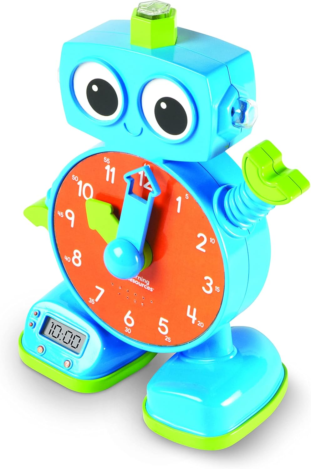 Learning Resources Tock the Learning Clock - 1 Piece, Ages 3+ Educational Talking and Teaching Clock, Toy Clock for Toddlers, Educational Toys for Kids image number 6