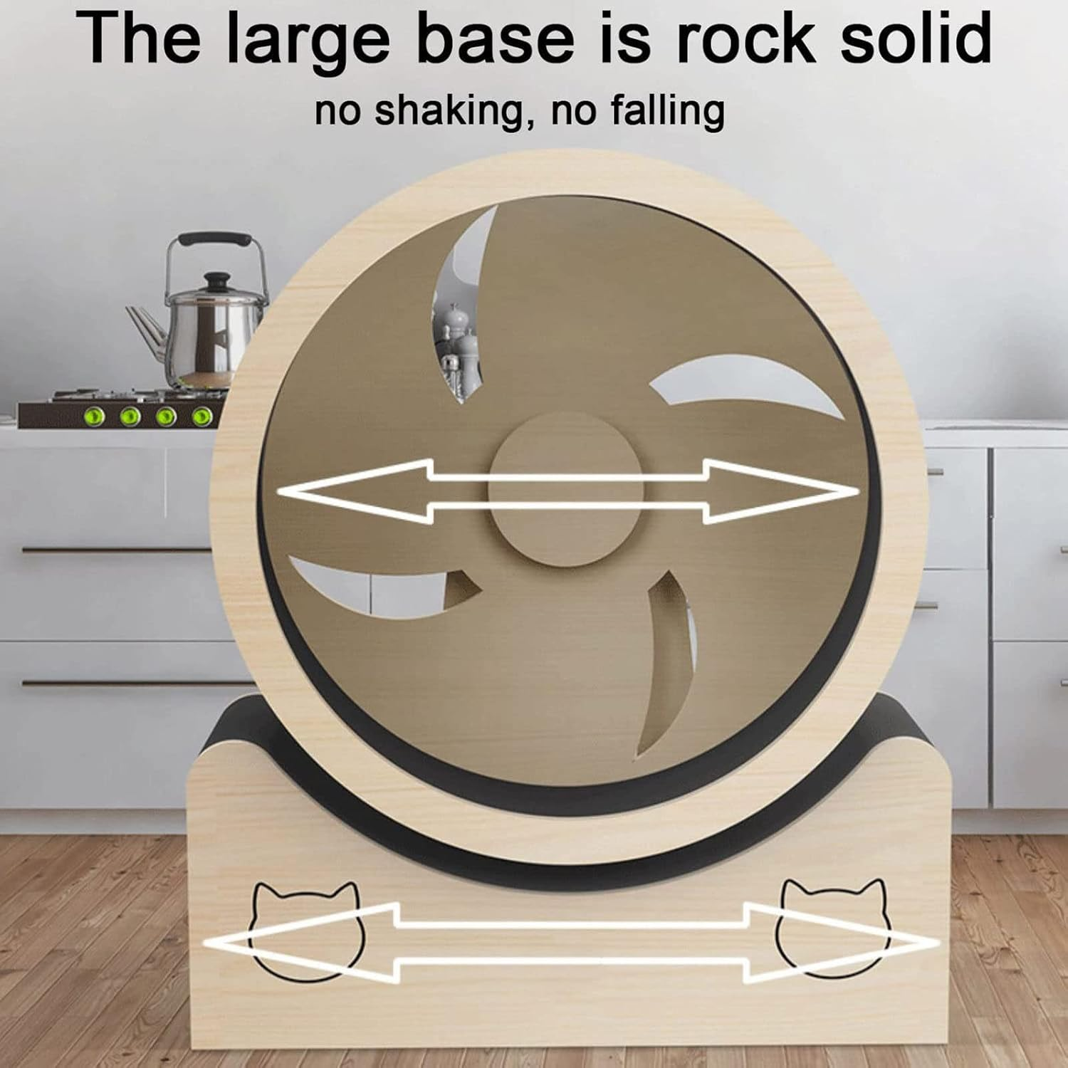 Cat Treadmill Cat Running Wheel Exercise Wheel Running,Spinning,And Scratching Fun Cat Spinning Wheel Great for Physical Activity and Reducing Boredom image number 4