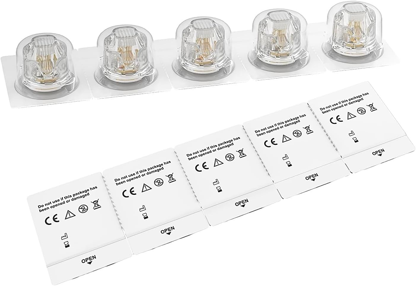 Original Bio Pen Q2 Replacement Cartridges 9Pin/14Pin/25Pin.Roundnano 5Pcs, Tips for Q2 Pen, Beauty Tool Accessories (25PIN) image number 5