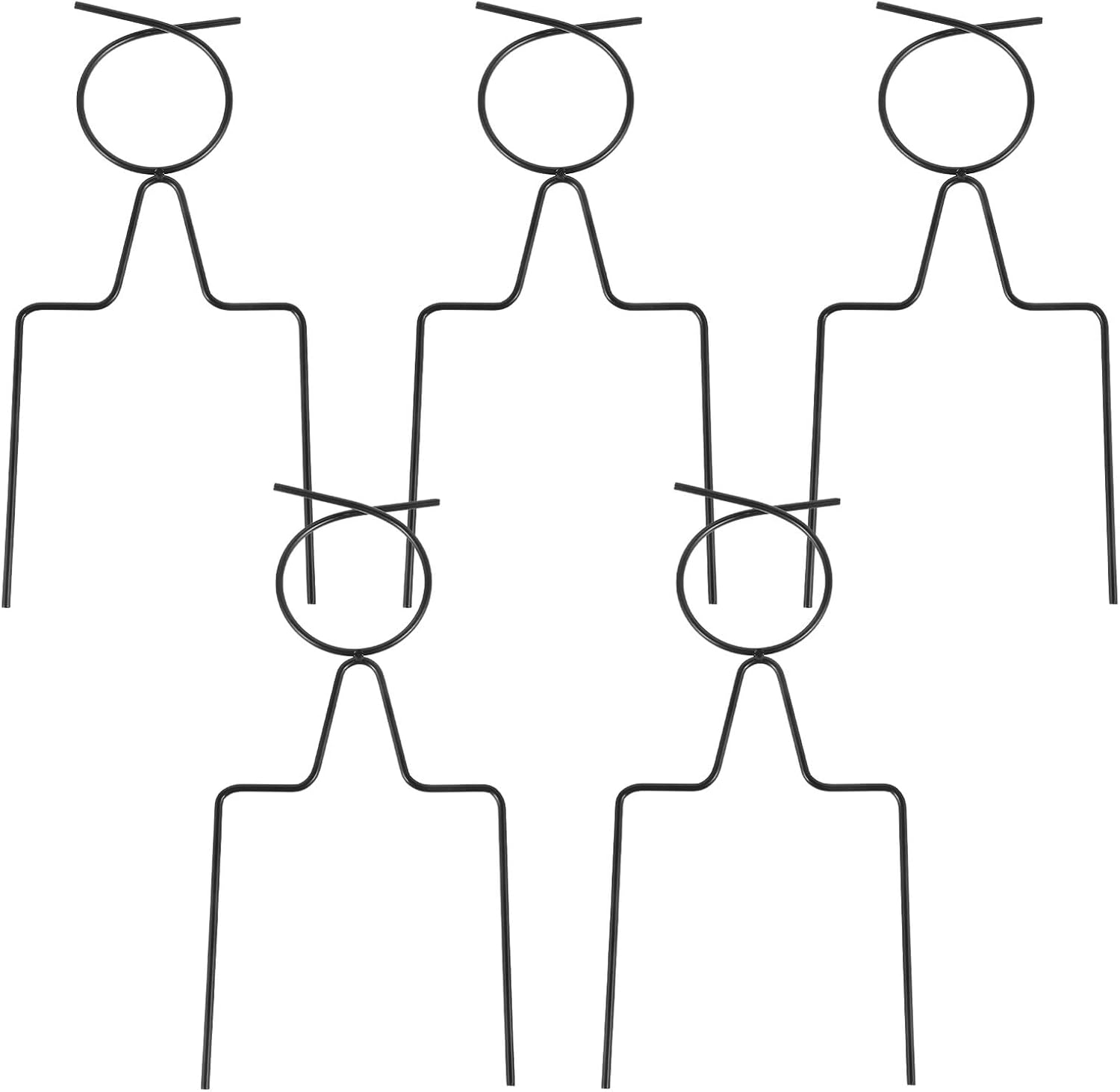 CIYODO 5Pcs Metal Garden Hose Guide Spike Heavy Duty Water Hose Guide Stakes for Lawn and Gardening Supplies image number 4