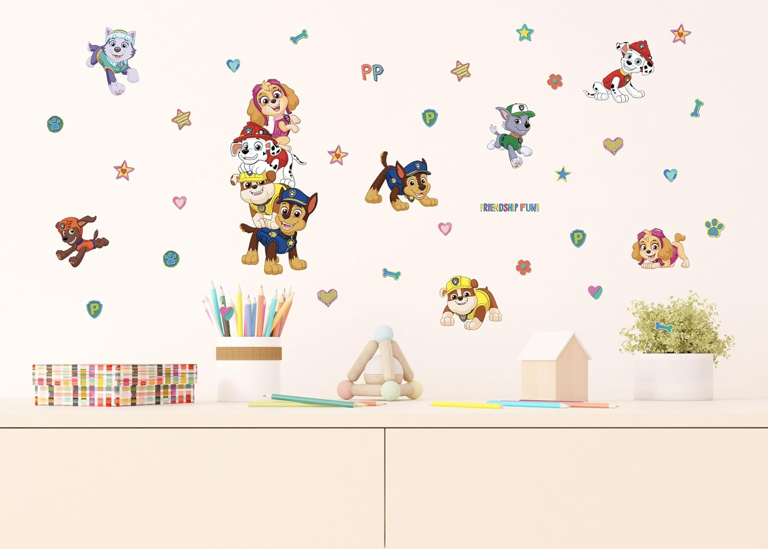 AG Design Paw Patrol Children'S Room Wall Sticker, Wall Sticker, Boy Decoration, 30 X 30 Cm, ADKS 3842 image number 2