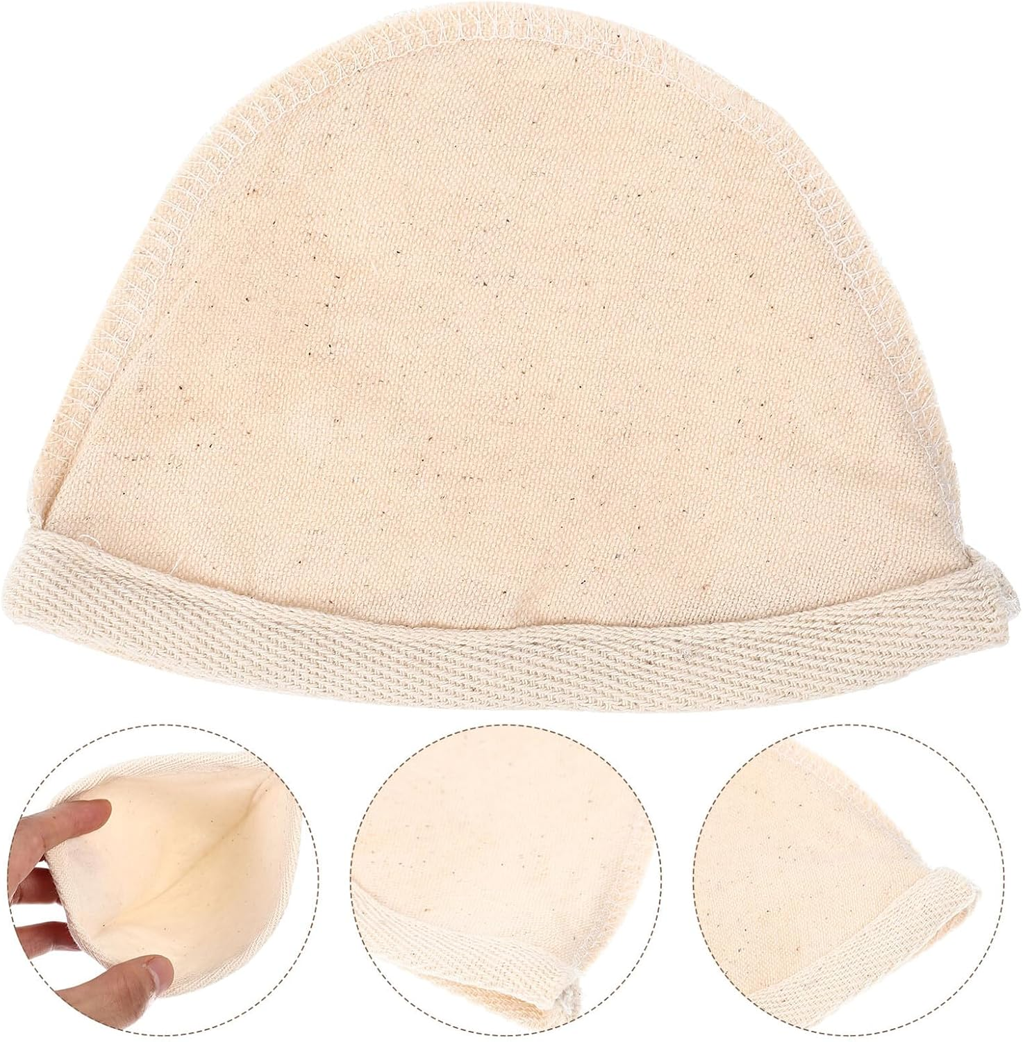 KALLORY Reusable Coffee Straining Bag with Wooden Handle Large Mesh Filter Bag Portable Tea Leaf Filter for Home Brewing 2Pcs Milk Tea Strainer Pouch image number 4