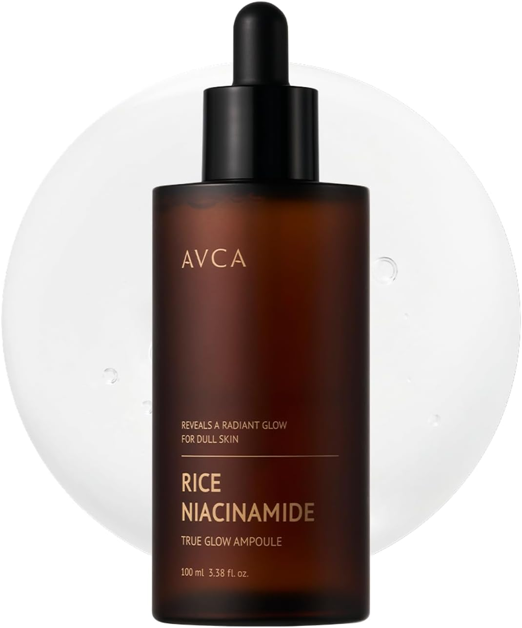AVCA Rice + Niacinamide Serum 100Ml - Radiance-Boosting Face Serum with Rice Extract, 5% Niacinamide, Lightweight Hydration, Helps Refine the Look of Texture & Oil image number 1