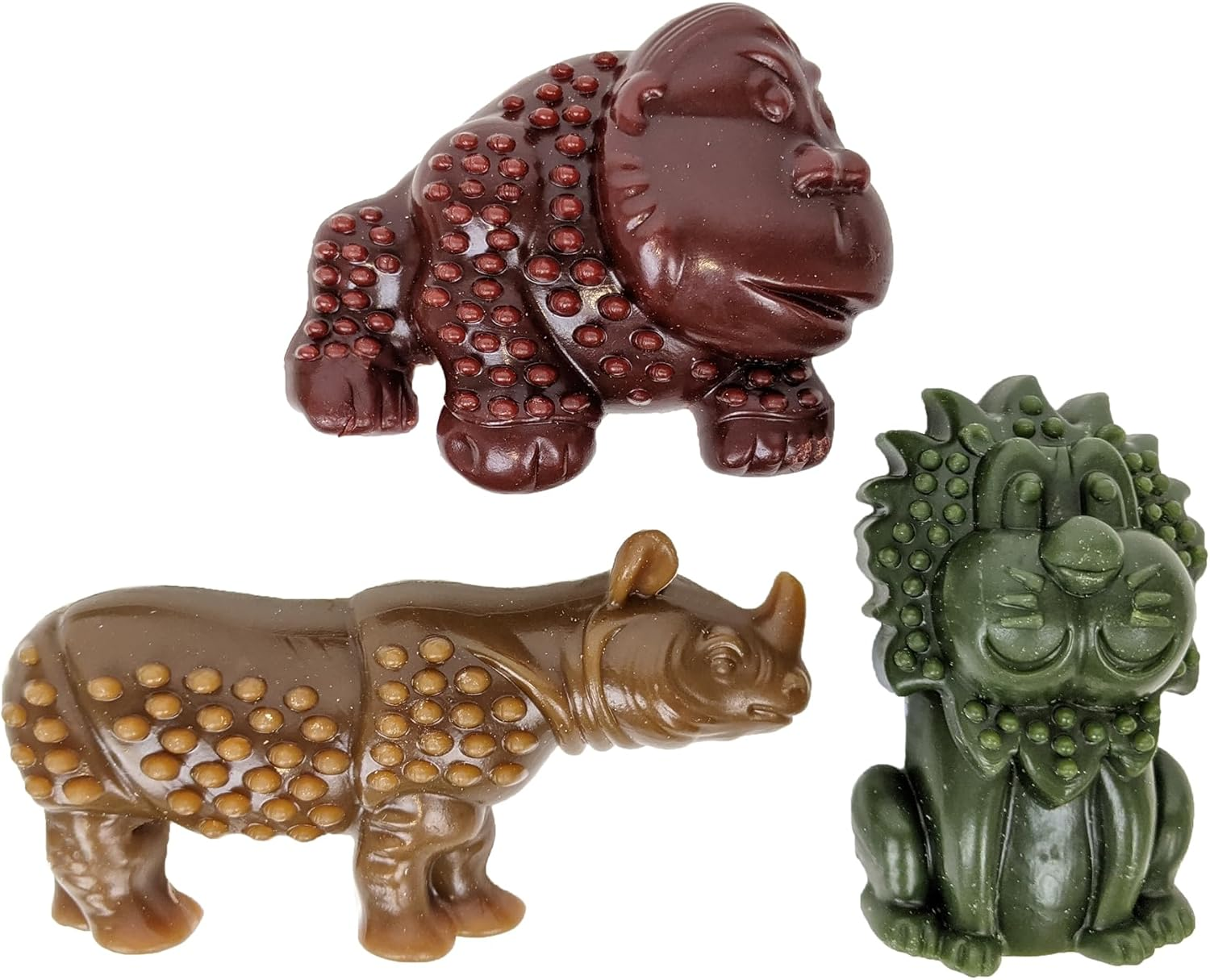 It'S Treat Time Vegetable Happy Zoo Large, 40 Pack, Dental Treat, 100% Grain Free, Real Sweet Potato, Meat Free, 100% Digestable, Tartar Control, Suitable for All Dogs image number 1